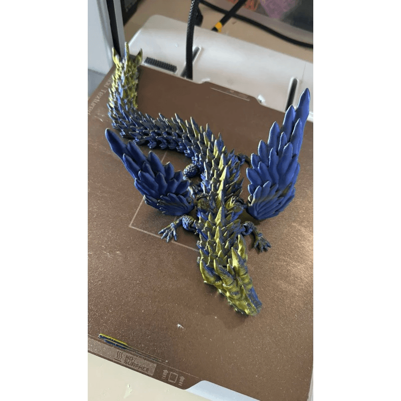 Dragão Articulado 3D Flexível Grande